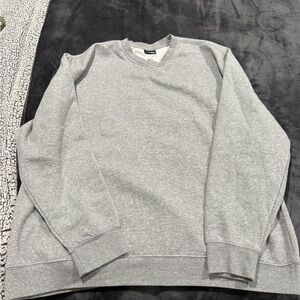 Joe Boxer Men's Gray Fleece Long Sleeve Crew Neck Pullover Sweatshirt 2XL